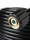 M-PVC8MM12 Шланг высокого давления для бытовых KARCHER, ELITECH, LAVOR, PATRIOT, NILFISK, STIHL, MAKITA, IPC, HUTTER, ИНТЕРСКОЛ, BOSCH, VIKING, STERWINS, 12 метров, 200 бар, гайка M22х1,5/штуцер 8мм 