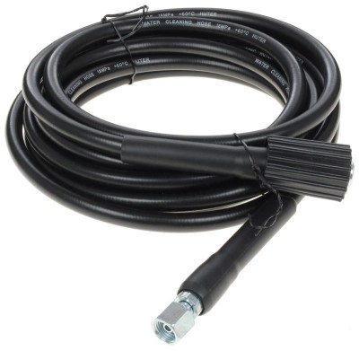 M-PVCM1409 Шланг высокого давления для бытовых KARCHER, ELITECH, LAVOR, PATRIOT, NILFISK, STIHL, MAKITA, IPC, HUTTER, ИНТЕРСКОЛ, BOSCH, VIKING, STERWINS, 9 метров, 200 бар, гайка M22х1,5/гайка М14х1,5