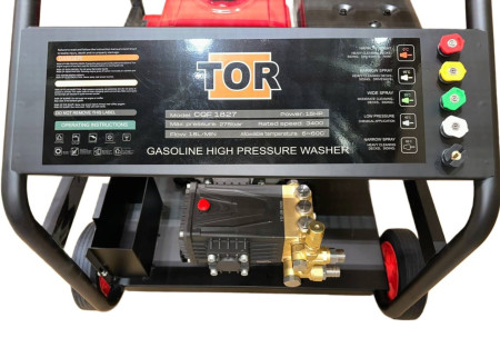 CQF1827  TOR Мойка высокого давления с бензиновым двигателем 15 л/с, 275 бар