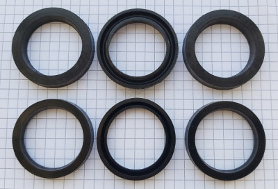 Комплект манжет ТехУм аналог для PINFL серия PT, 590104014/590105008, Ø30 мм