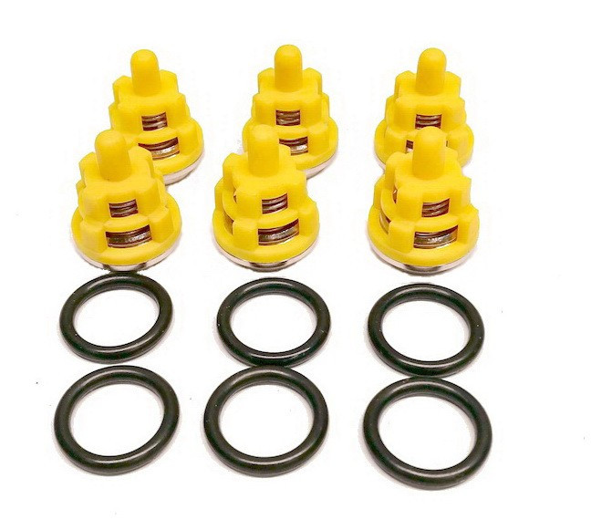 Комплект клапанов KIT 2 (606102) для UDOR (серия MC-MCW-MD-ME-ML-MKC-MKL,B,BK),Италия 6 шт.