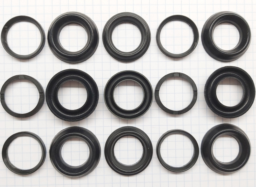 Комплект манжет ТехУм KIT127+KIT129 для IPG Series 44 Ø18 мм, 34012701/34012901